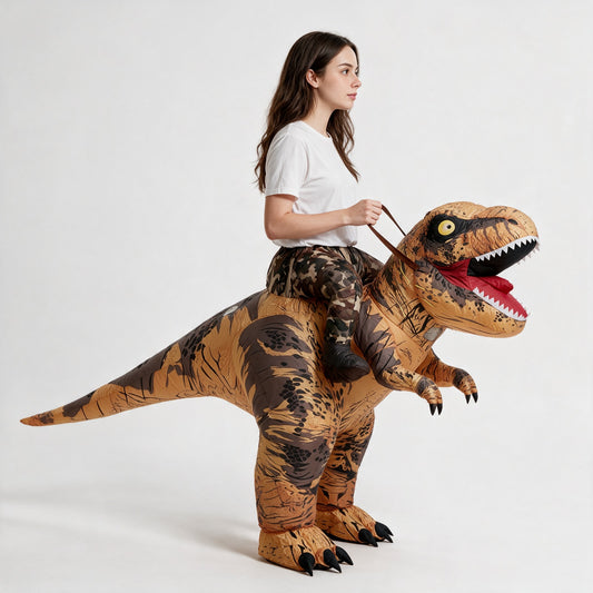 Inflatable Dino Costume!