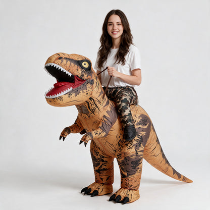 Inflatable Dino Costume!